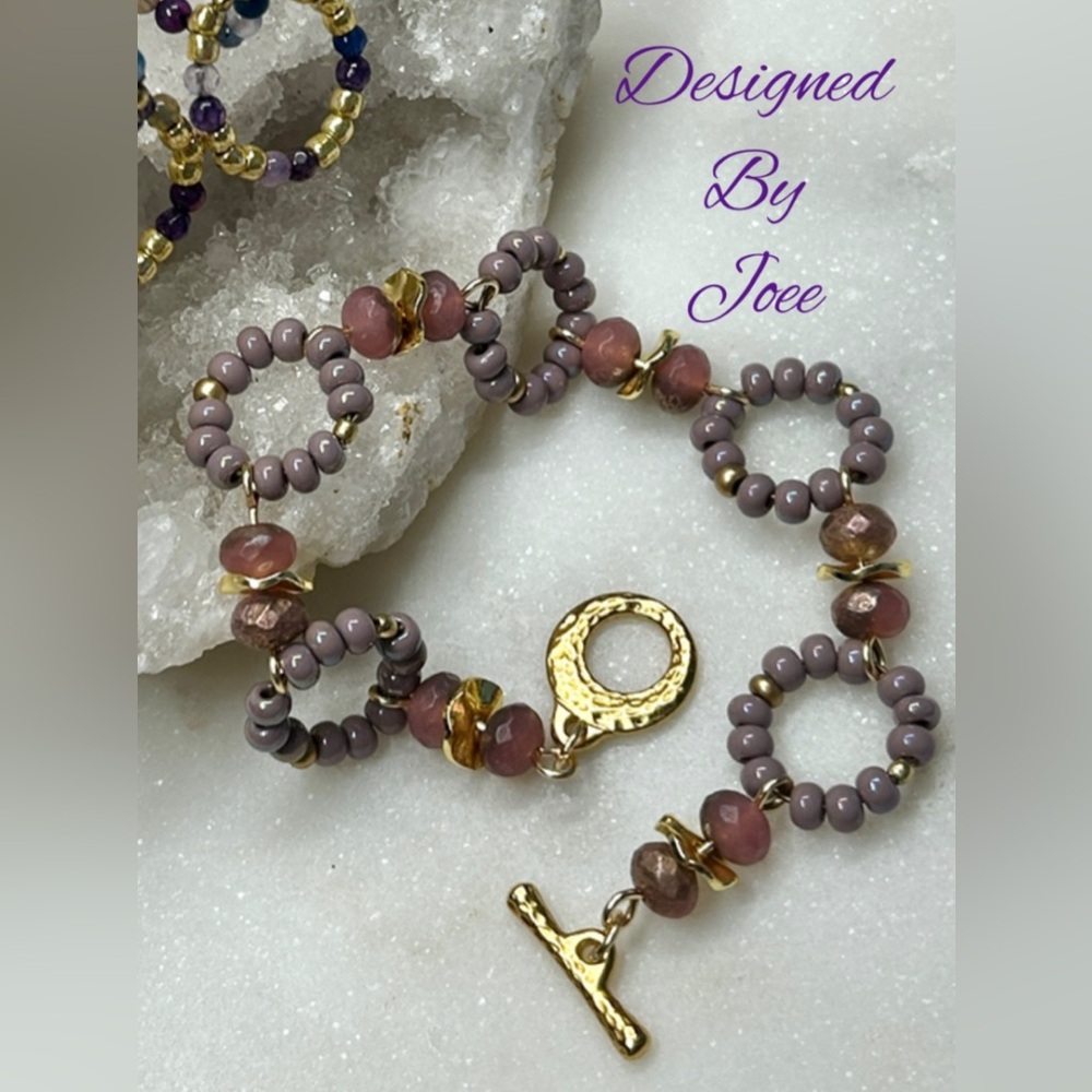🌸Artisan Beaded Ring Bracelet